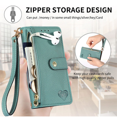 Funda Piel Tipo Cartera Para Motorola G62 60 53 54