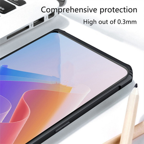 Funda Para Reno 7 Lite Suave Marco Claro Tener Vidrio Membra