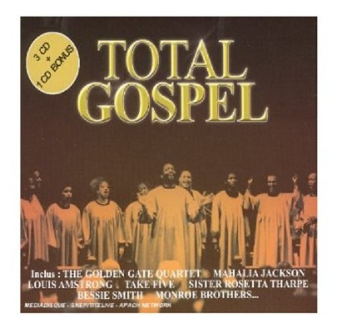 Total Gospel 4 Cd's, Jazz, Soul, Spirituals