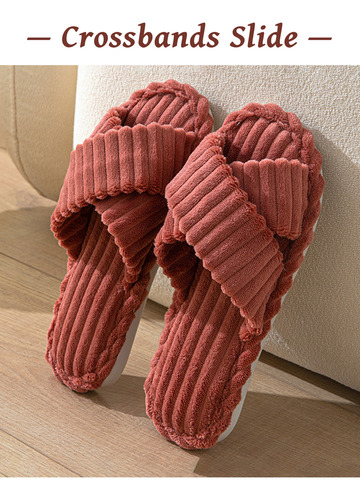 Zapatillas De Estar Por Casa Mujer Suave Y Cómodo Invierno