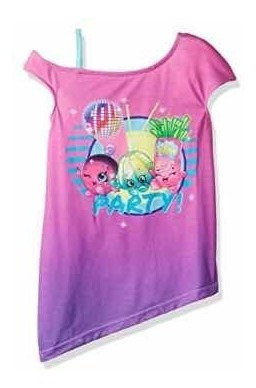 Blusa Shopkins Sin Manga Para Niña T 7/8