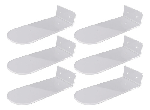 Estantes Flotantes Para Zapatos, 6 Piezas, Pantalla Acrílica