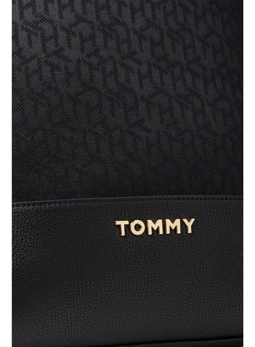 Tommy Hilfiger Melissa Ii Med Dome Mochila Negro Tonal Talla