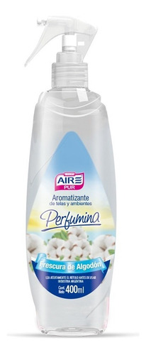Aromatizante Perfumina Telas Ropa Ambientes Frescura X400 Ml