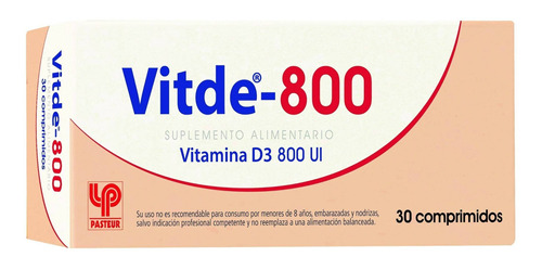 Vitde-800 30 Comprimidos