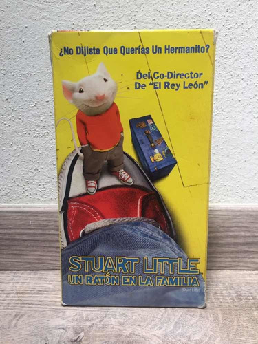Película: Stuart Little, Doblada En Español Latino (vhs) (Usado)