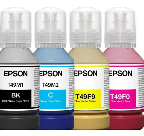 Tinta Para Sublimacion Epson T49 Kit 4 Colores 140ml 