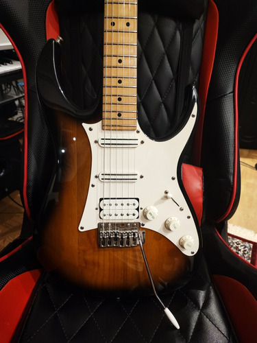 Guitarra Ibanez At10p Andy Timmons Destro Sunburst Madeira De Bordo (Usado)