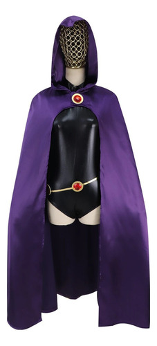 Disfraz De Raven Teen Super Titans, Nueva Heroína De Cosplay