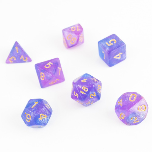 Imagen 2 de 3 de Set De 7 Dados Para Rol - Godlike Armor