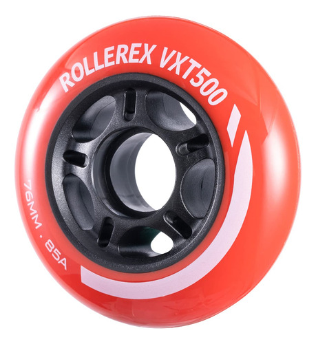 Ruedas Rollerex Vxt500 85a Para Patín En Línea Paquete De 4 Rojo (rocket Red)