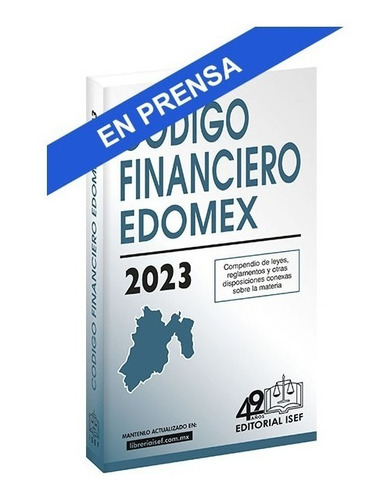 Código Financiero Del Estado De México Económico 2023