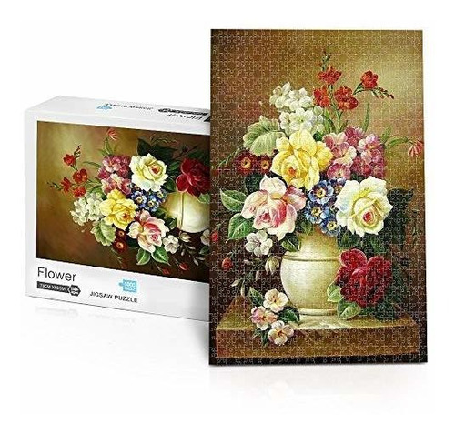 Acelist Jigsaw Puzzle 1000 Piezas  Arte Flores  1000 Pieza