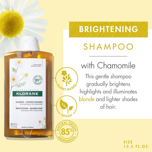 Klorane 'shampoo Iluminador Com Camomila' Enhance Els