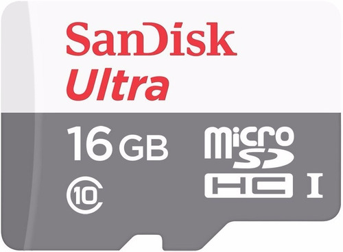 Cartão Memória Sandisk Micro Sd 16gb Classe 10 Ultra 48mb/s