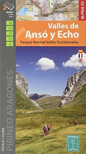 Valles De Ansó Y Echo 1: 25.000 (serie E 25 - 1/25.000)