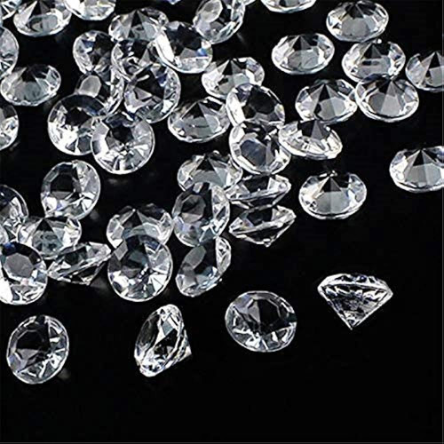 Outuxed 300pcs 20mm Mesa De Boda Transparente Cristales De D