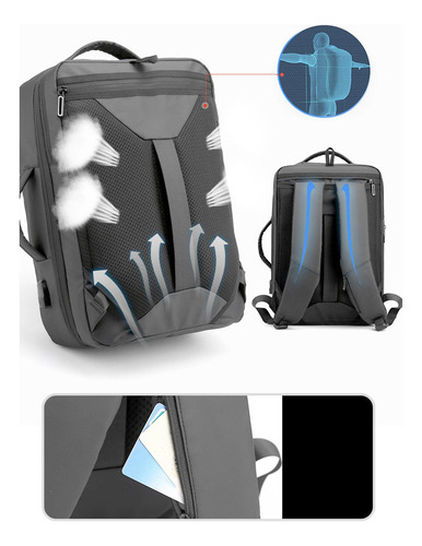 Mochila De Viaje Expandible, Mochila De Viaje Para El