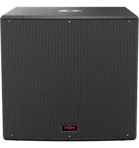 Caixa De Som Sub 18 1400w Hh Trs-1800 Ativo Profissional Cor Preto 110v/220v