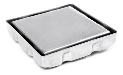 Ralo Metal Inox Invisível Oculto 10x10cm Kelter Não É Pvc