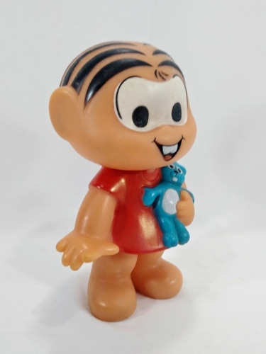 Boneca Mônica Com Sansão Abekas Antiga 18cm (Usado)