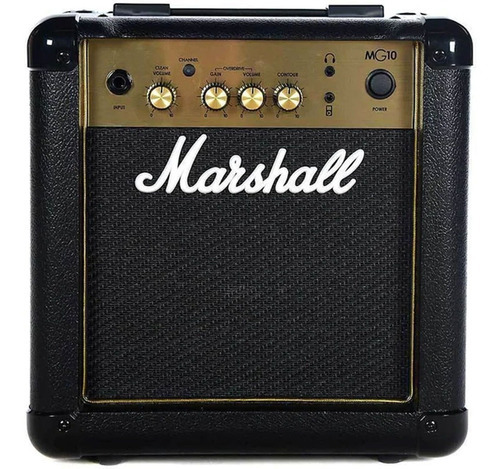 Amplificador Marshall para guitarra elétrica Mg10g 10 Watts cor preta