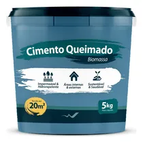 Comprar Cemento Quemado Biomassa Terminación Para Paredes Y Pisos Aquamarine