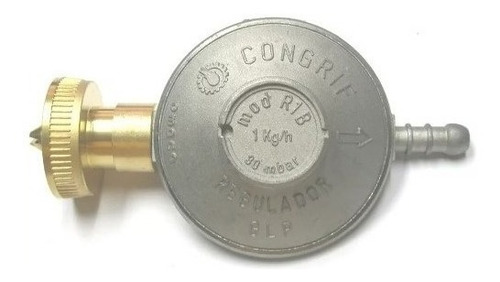 Regulador Gas, Boca Ancha Tipo Clip On, Original Congrif.