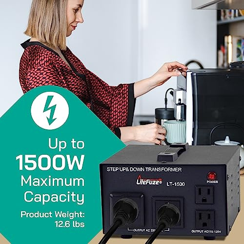 Pack Convertidor De Voltaje 1500w 110v/220v - Transformer