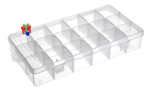 Imagen 2 de 10 de Caja 18 Divisiones Armado Bijouterie Joyas Collares Pastilla