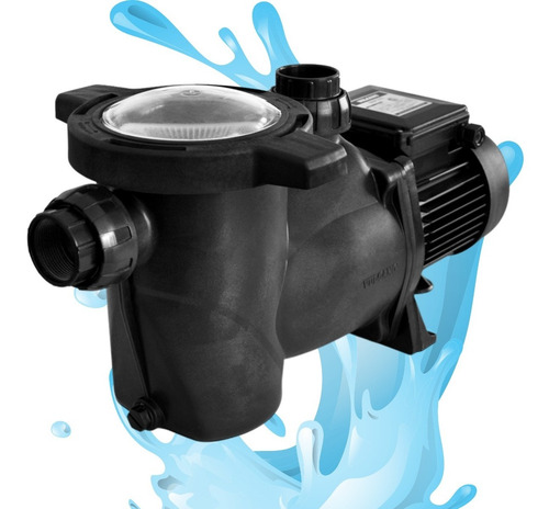 Imagen 1 de 10 de Bomba Para Pileta Piscina Fibra / Material 0,75 Hp 3/4 Hp - 16.200 Litros/hora - Vulcano Bae 075