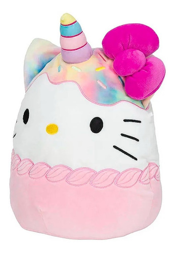 Pelúcia Squishmallow 30cm Hello Kitty Unicórnio - Sunny 3205