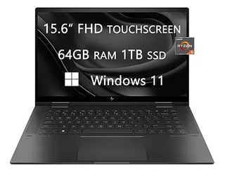 Hp Envy X360 2 En 1 15 Fhd - Laptop Con Pantalla Táctil, Act