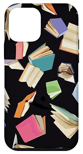 Funda Para iPhone 12 Mini Cute Bookworm Librarian Book Lo-02