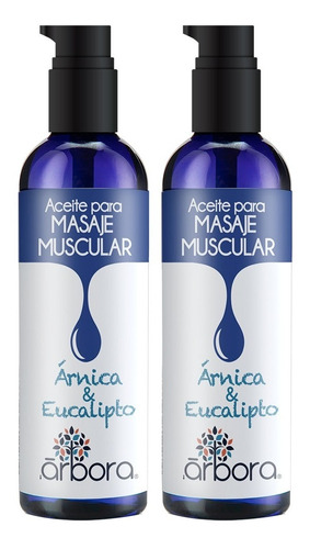 2pack Masaje Muscular Árnica + Eucalipto P/ Dolor Muscular