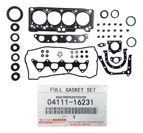 Kit Empacadura Toyota Corolla 1994-2002 Sapito 1998 1999 Sky