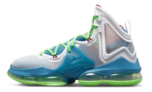 Zapatillas Nike Lebron 19 Dutch Blue Lime Dc9339-400   