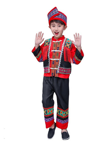 Disfraz De Miao Hmong Antiguo Para Niños, Espectáculo Acuáti