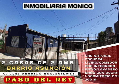 Venta Casa 2 Amb Mas Depto 2 Amb En Paso Del Rey