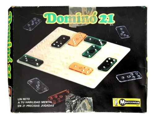 Juego De Mesa Domino 21, De Montecarlo, De Los 70s