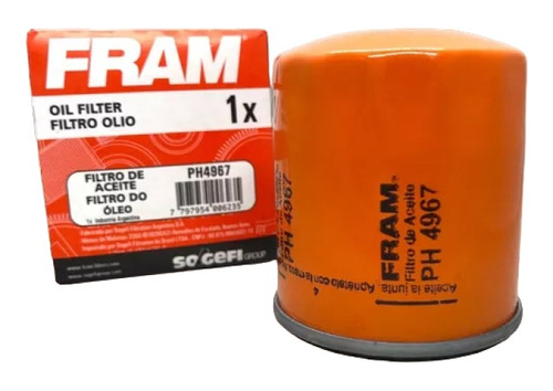 Filtro De Aceite Fram Ph4967
