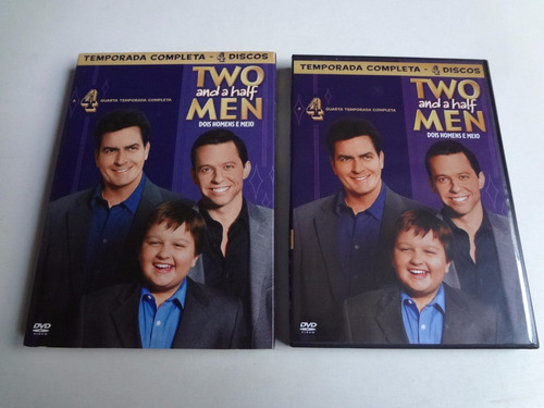4 Dvd's Two And A Half Men Dois Homens E Meio 4° Temporada