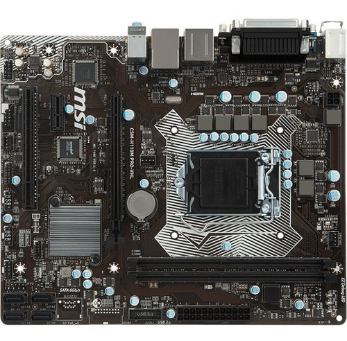 Placa Mae Msi H110m Pro-vhl Ddr4 Lga 1151 6º E 7º Geração