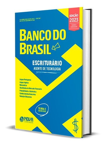 Apostila Banco Do Brasil Agente De Tecnologia - Ed. Nova