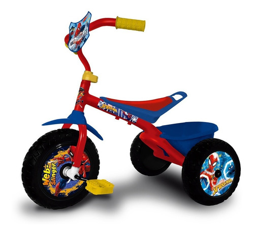 Triciclo Infantil Mickey Spiderman Minnie Princess Canasto