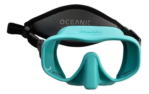 (ice) - Oceanic Shadow 1 Window Scuba Diving Mask (ice)