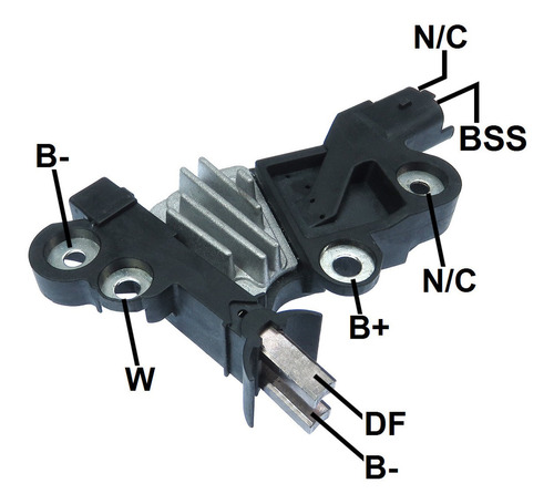 Regulador De Voltagem Mini One 2010 2011 2012 2013 Ga349 14v