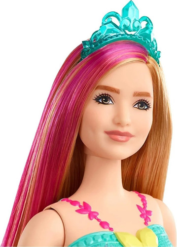 Muñeca Barbie Hada Dreamtopia Curvy Top Azul