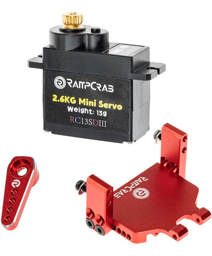 Rampcrab Servo De Dirección Rc Con Soporte De Montaje Servo