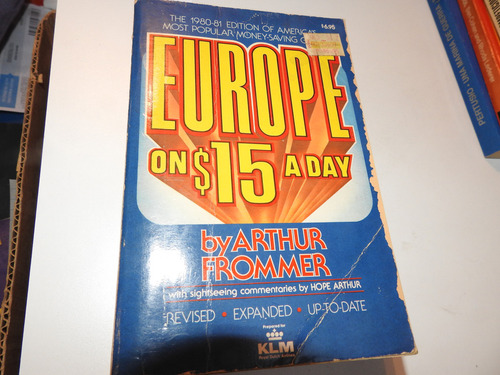 Europe On $ 15 A Day - Arthur Frommer - L641